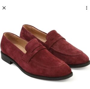 NEW 27EDIT Naturalizer Caroline Loafer Suede Slip On Nubuck  shoes sz 7M